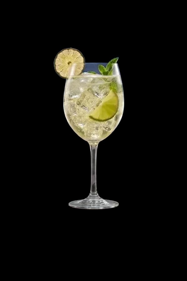 Hugo cocktail on Peristil Square, Café & Restaurant Lvxor Split