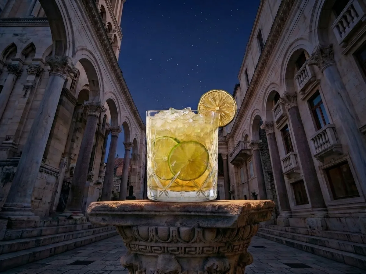 Koktel Caipirinha na Peristilu, Café & Restaurant Lvxor Split