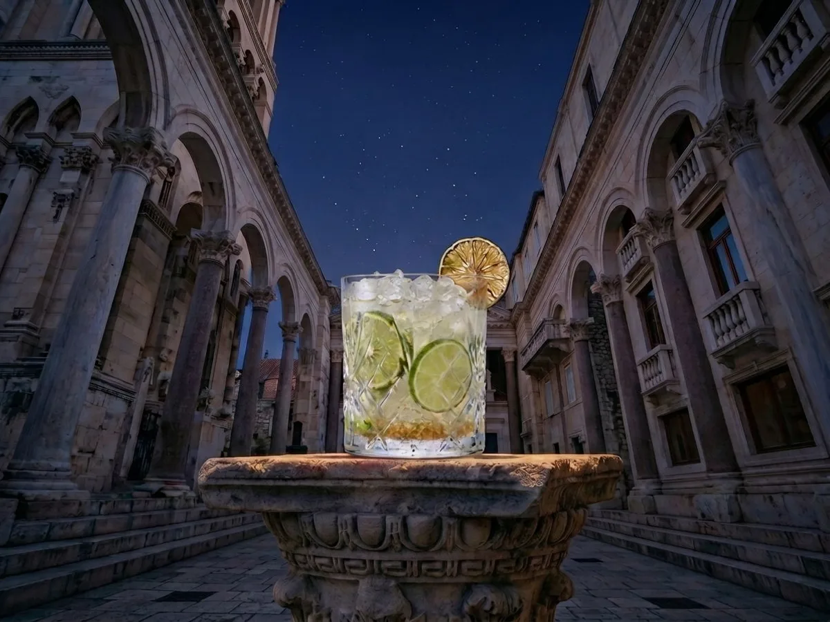 Koktel Caipiroska na Peristilu, Café & Restaurant Lvxor Split
