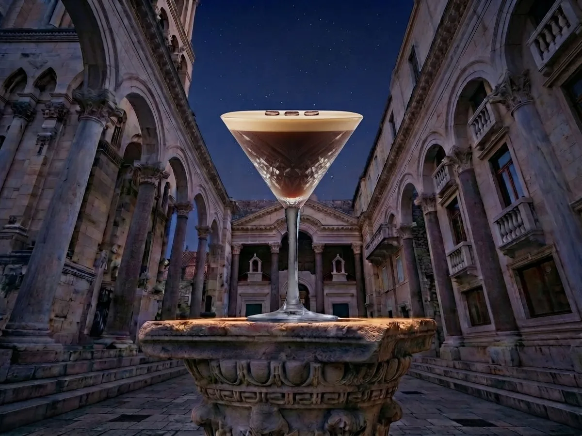 Koktel Espresso Martini na Peristilu, Café & Restaurant Lvxor Split