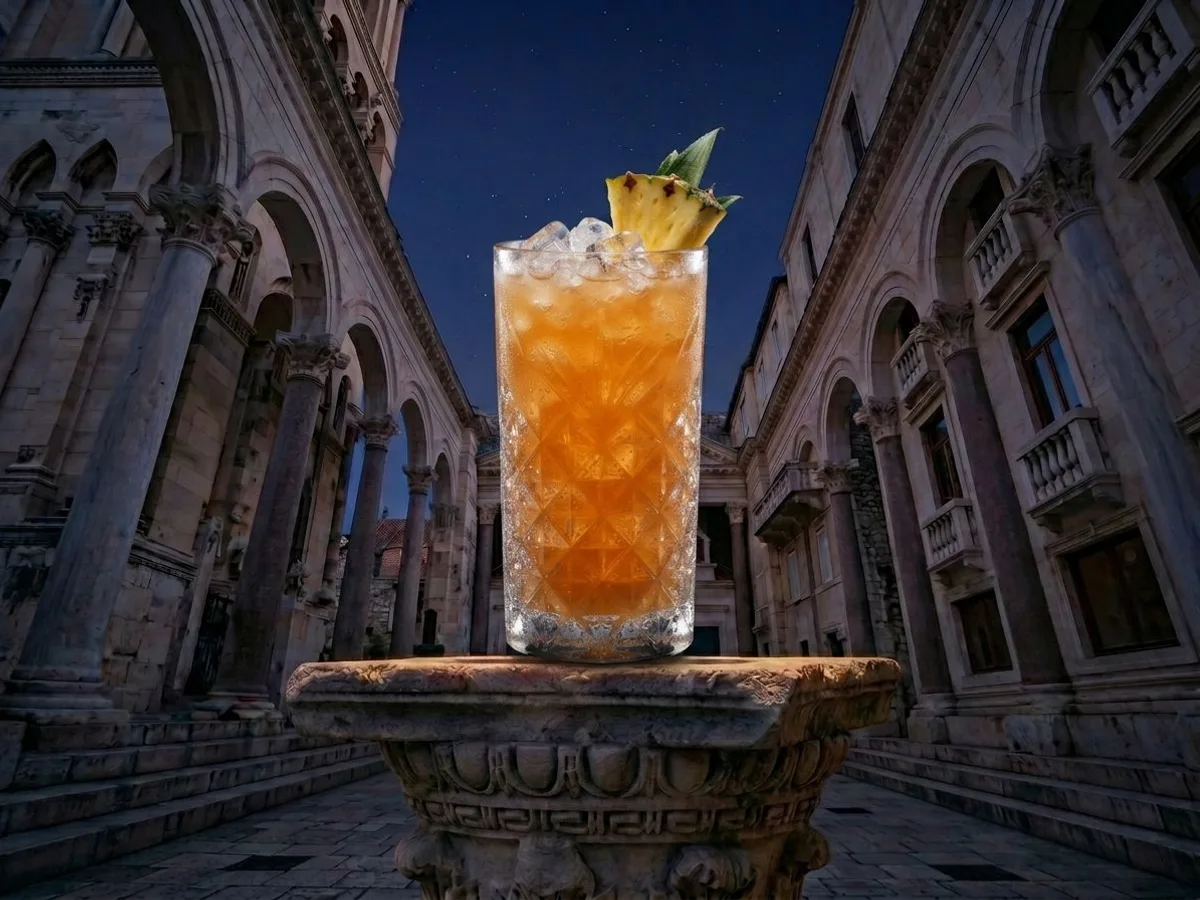 Koktel Mai Tai na Peristilu, Café & Restaurant Lvxor Split