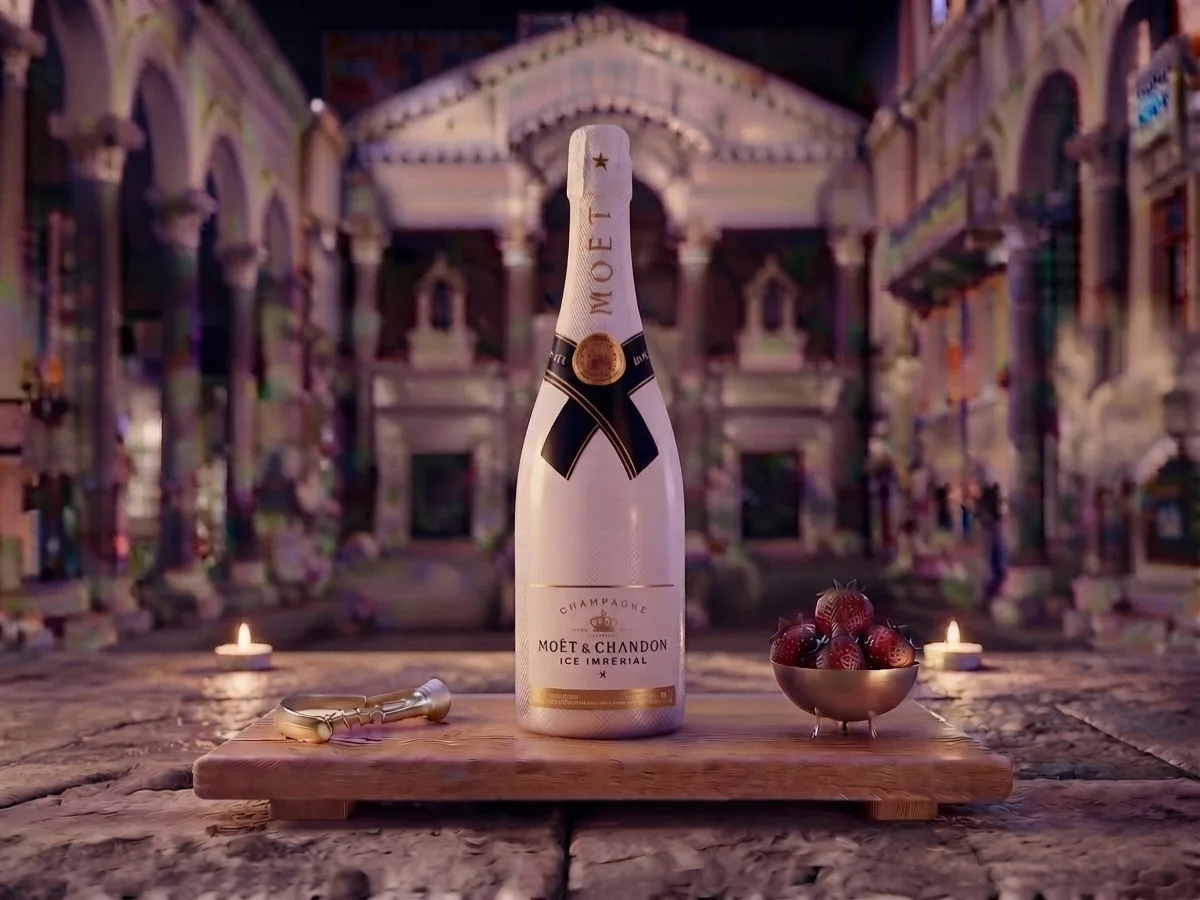 Moët & Chandon Ice Impérial, bottiglia da 0,75 l sul Peristilio, Café & Restaurant Lvxor Spalato