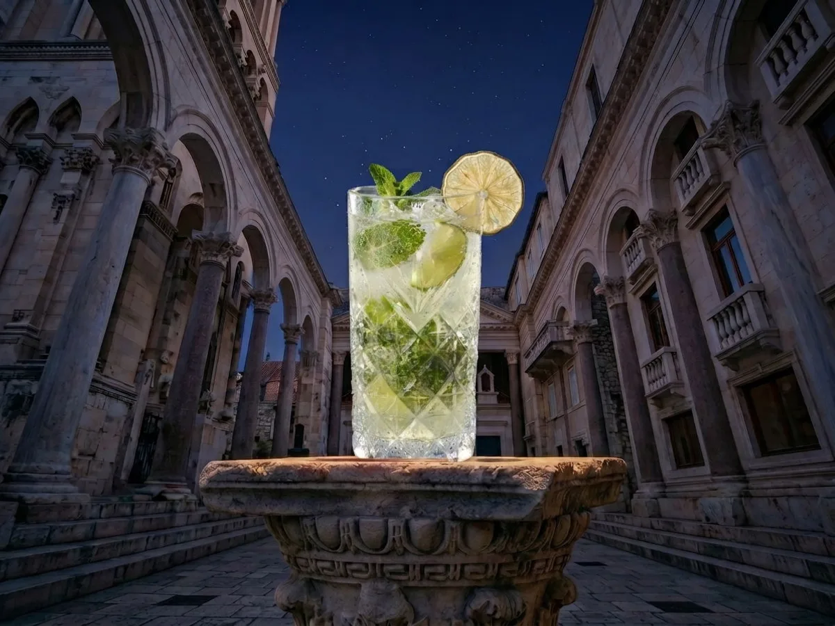Koktel Mojito na Peristilu, Café & Restaurant Lvxor Split
