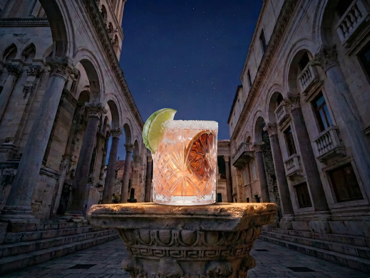 Koktel Paloma na Peristilu, Café & Restaurant Lvxor Split