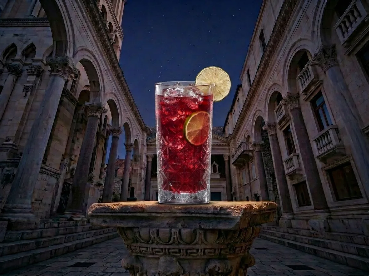 Koktel Scarlett O'Hara na Peristilu, Café & Restaurant Lvxor Split